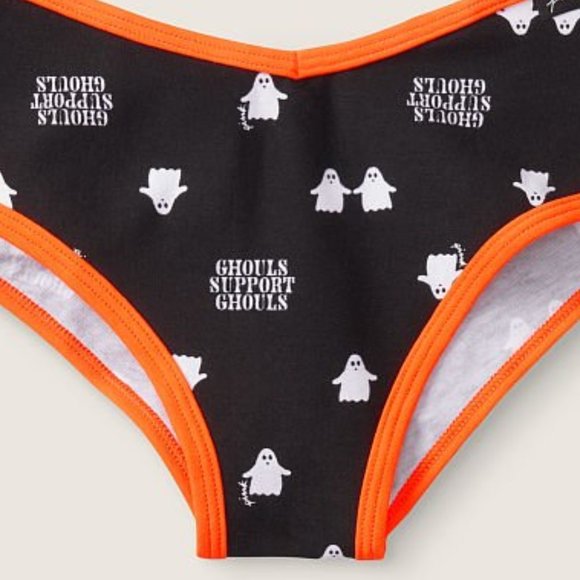 🎃👻VS PINK S Halloween Cheekster Ghost 🎃👻  Ghouls Support Ghouls Holiday NWT - Picture 2 of 13